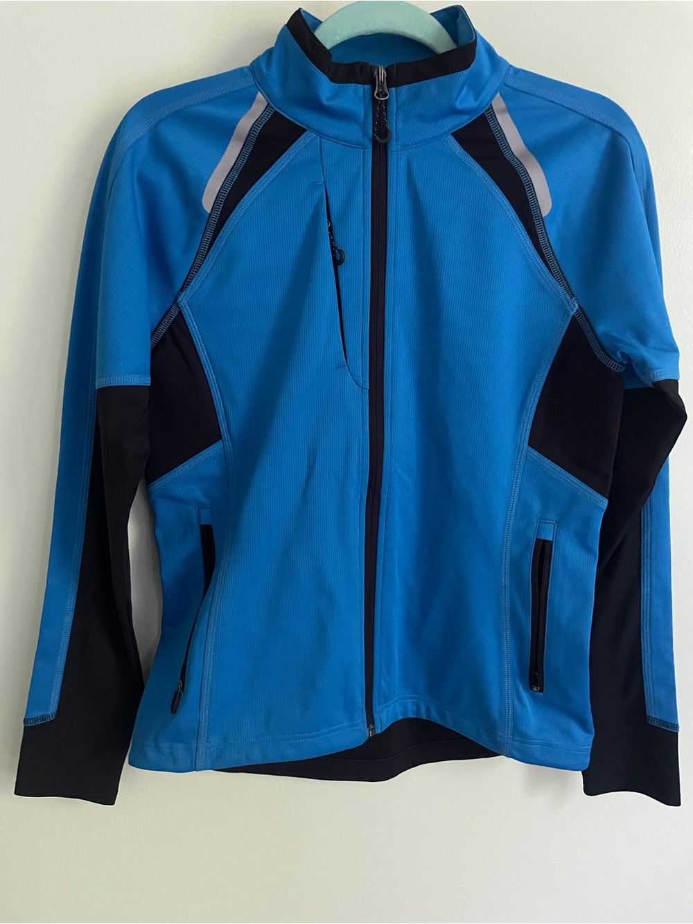 Blue Athletic Full-Zip Jacket